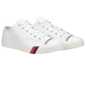 Pro-Keds Royal Lo Lace Up White Leather Shoes Sneaker